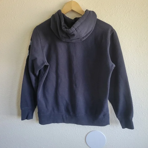 ARIAT REAL Hoodie Womens Navy Blue/Serape Logo Womens Size Small - Picture 4 of 6